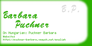 barbara puchner business card